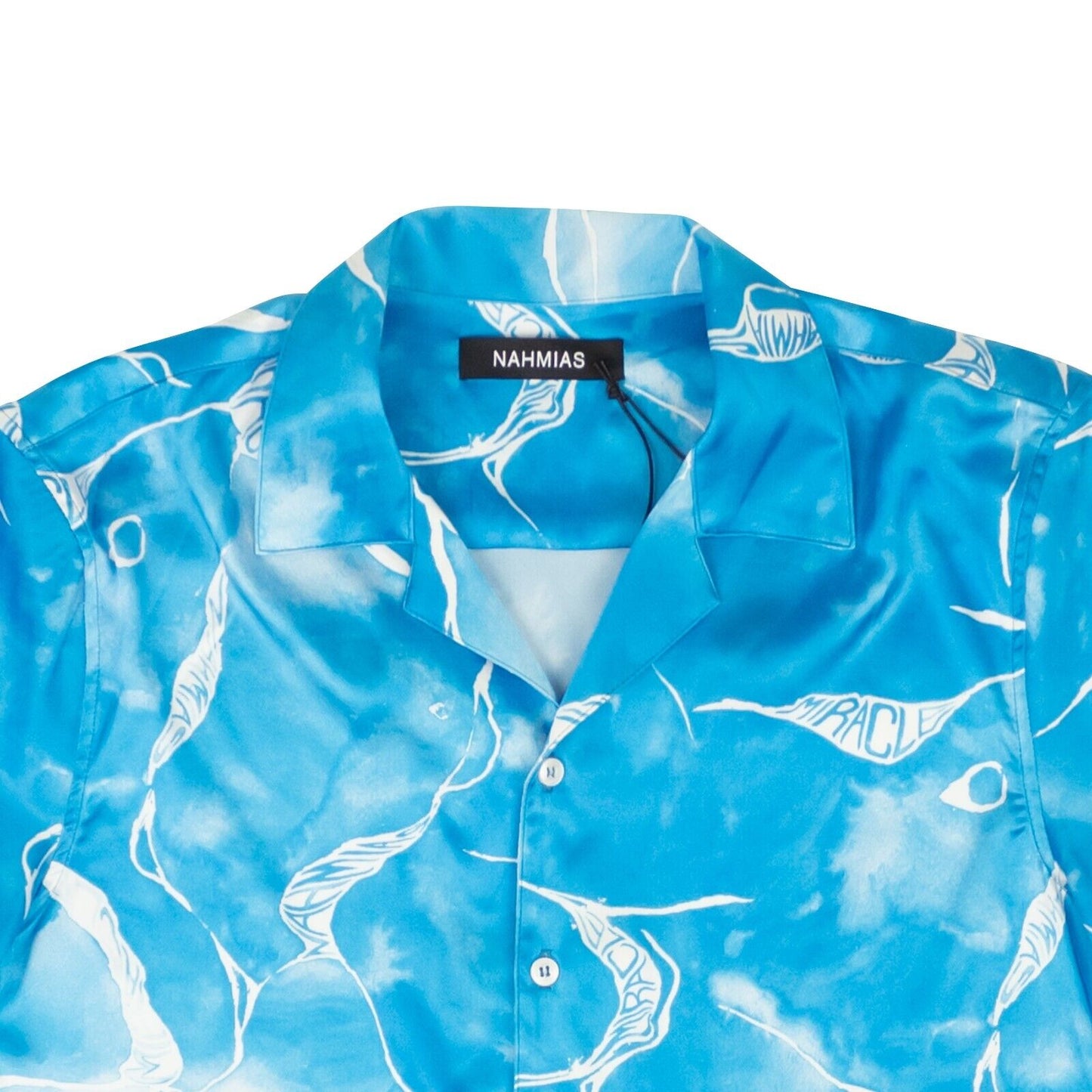 Nahmias Miracle Tie Dye Silk Shirt - Blue