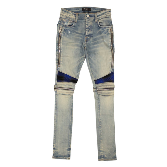 Amiri Plaid MX2 Jeans - Indigo