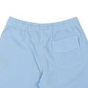 Light Blue Graphic Logo Design Swim Trunks