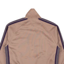 Taupe Polyester Classic Zip-Up Track Jacket