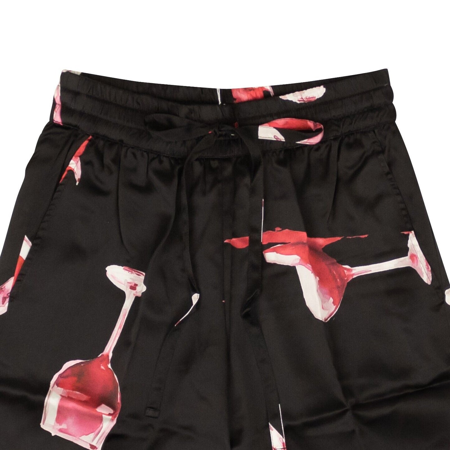 Nahmias Wine Silk Shorts - Black