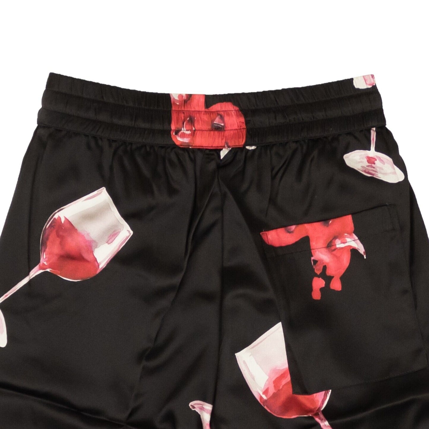 Nahmias Wine Silk Shorts - Black