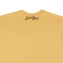 Beige Cotton Oversized Graphic Short Sleeve T-Shirt