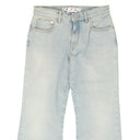 Off-White C/O Virgil Abloh Bleach Baby Baggy Chino Jeans - Light Blue