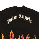 Black Graffiti Flames Crewneck Sweatshirt