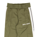 Military Green Polyester Classic Track Pants