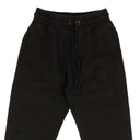 Black Cotton Graffiti Flames Graphic Sweatpants