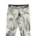Off-White C/O Virgil Abloh Athle Botanical Leggings - White/Black