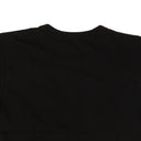 Black Cotton Double Red Heart T-Shirt