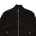 PALM ANGELS BLACK POLYESTER LEOPARD PRINT TRACK JACKET