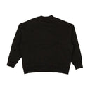 Black Cotton GD Burning Logo Crewneck Sweater