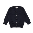 Comme Des Garcons Cotton Knit Button Down Cardigan - Navy