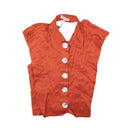 Opening Ceremony Tie Back Shell Blouse - Rust