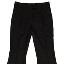 Black Cotton Bell Buttom Casual Pants