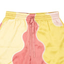 Multicolor Levant Soleil Silk Drawstrings Shorts