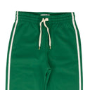 Green Polyester Mesh Jogger Track Pants