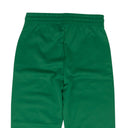 Green Polyester Mesh Jogger Track Pants