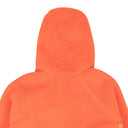 Orange Teddy Zip Up Hooded Fleece Jacket