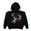 Off-White C/O Virgil Abloh All Over Logo Print Jacket - Green