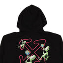 Off-White C/O Virgil Abloh All Over Logo Print Jacket - Green