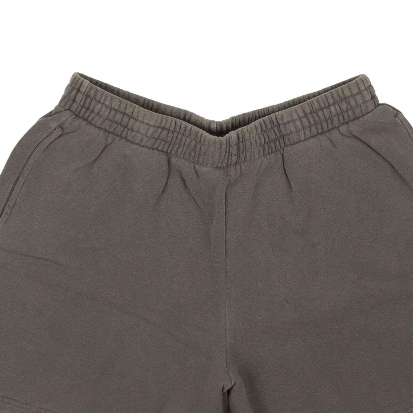 Washed Black Cotton Interval Shorts