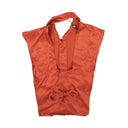 Opening Ceremony Tie Back Shell Blouse - Rust