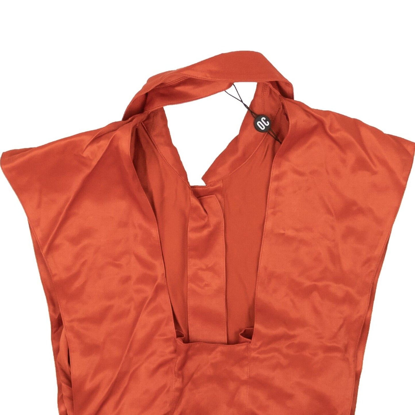 Opening Ceremony Tie Back Shell Blouse - Rust