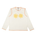 Opening Ceremony Ls Flower Tee - White