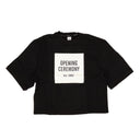 Opening Ceremony Oc Cut-Off Logo Sweat Tee - Black