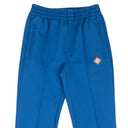 Blue Cotton Pintuck Relax Fit Track Pants
