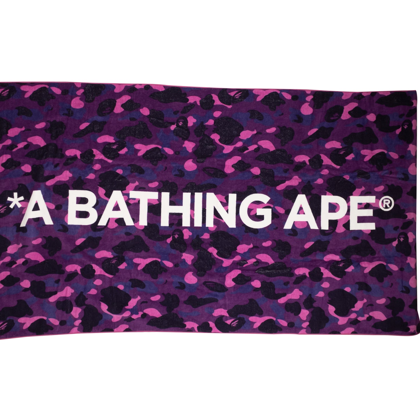 Bape Camo Beach Towel - Purple