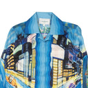 Tokyo Night Long Sleeve Cuban Collar Shirt
