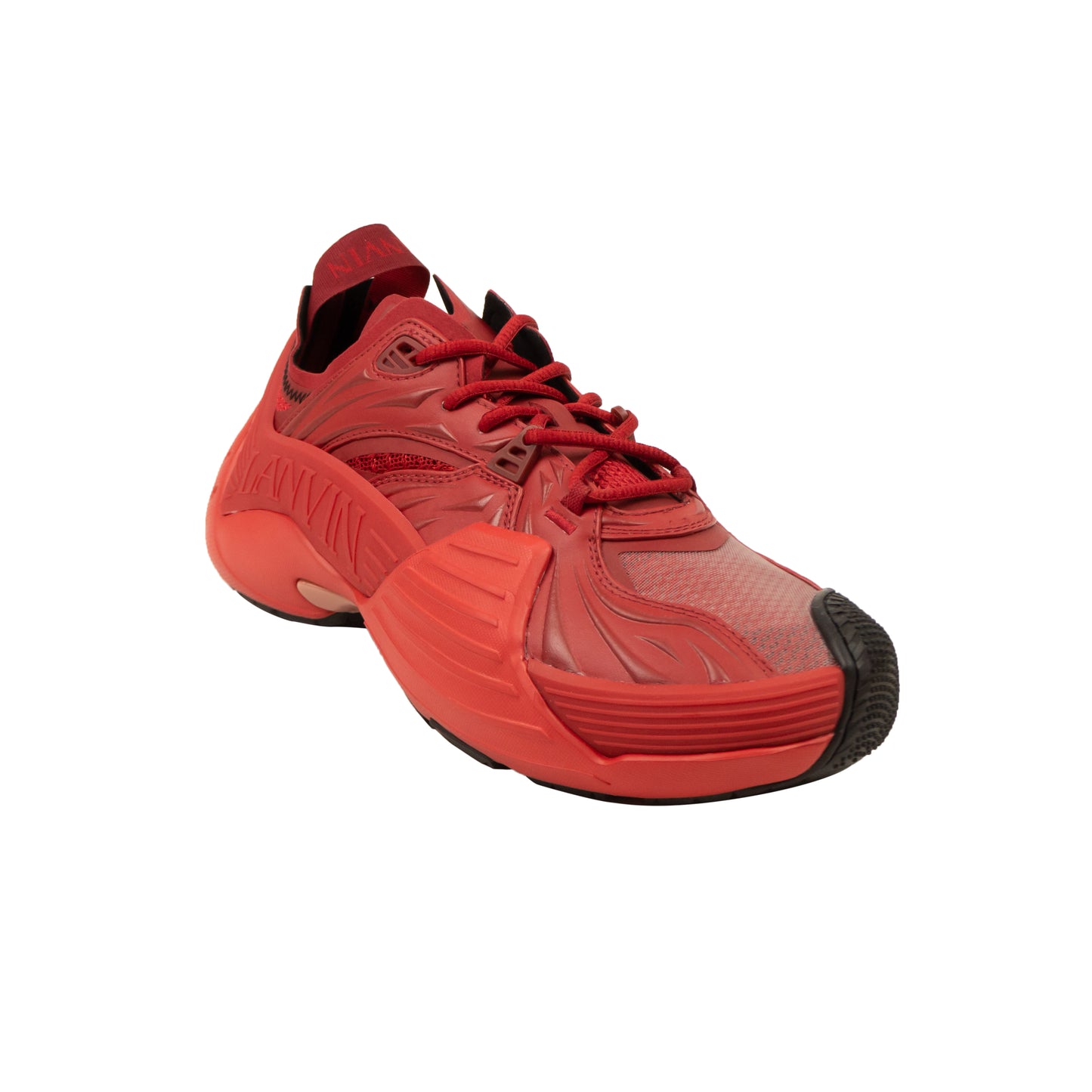 Red Flash X Low Top Athletic Sneakers