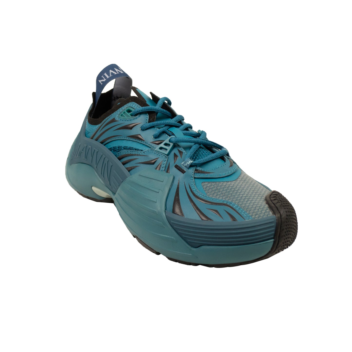 Turqouise Blue Flash X Low Top Athletic Sneakers