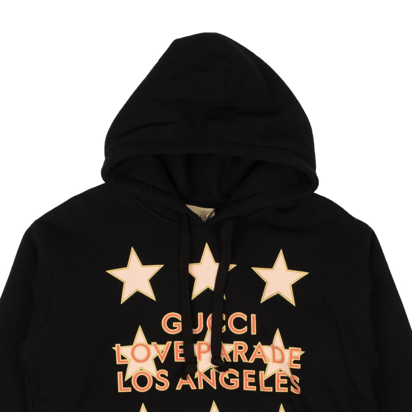 Black Gucci Love Parade Cotton Hoodie - Black