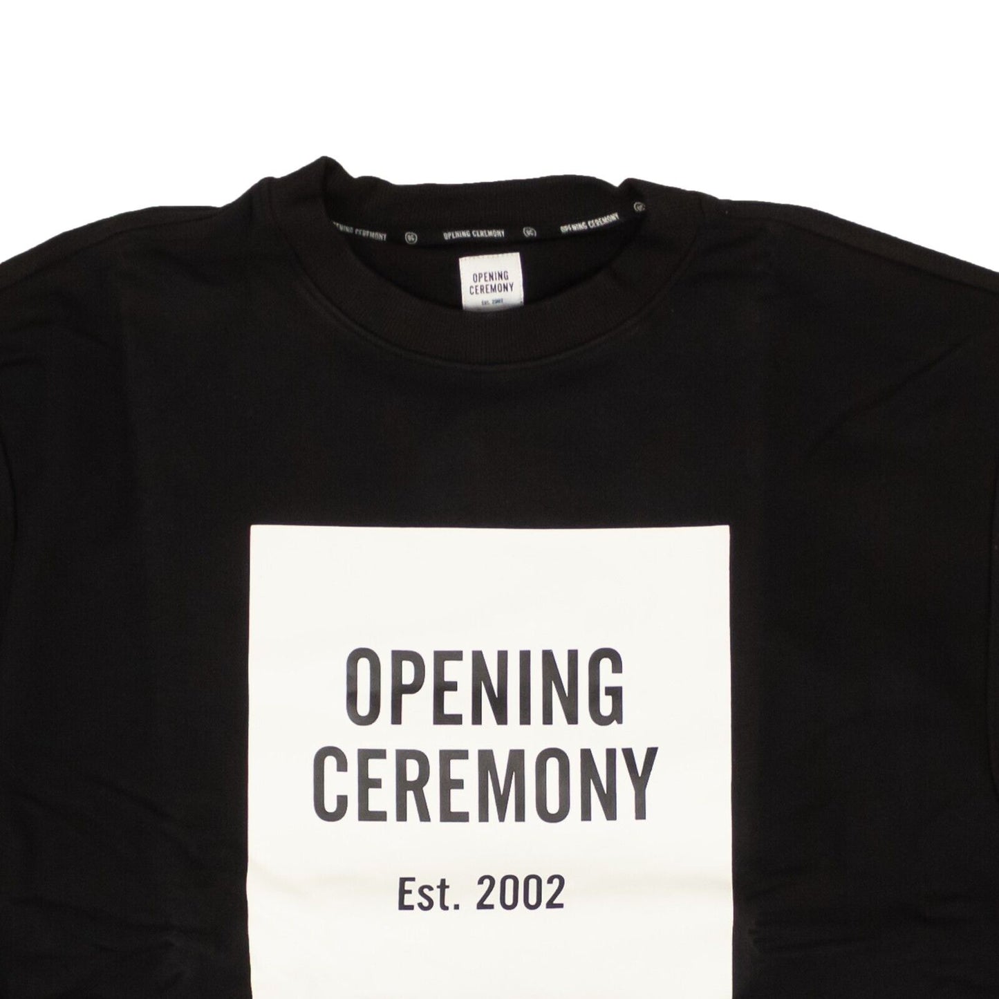 Opening Ceremony Oc Cut-Off Logo Sweat Tee - Black
