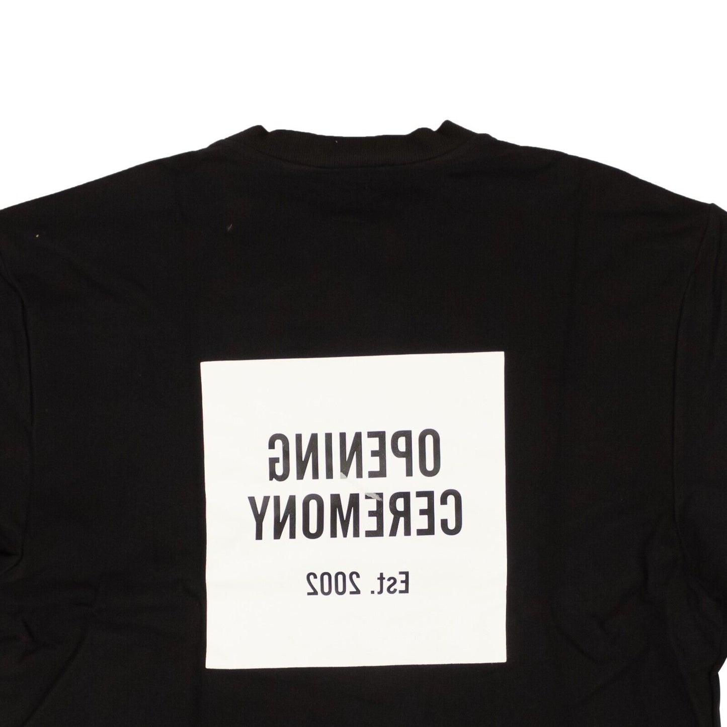 Opening Ceremony Oc Cut-Off Logo Sweat Tee - Black