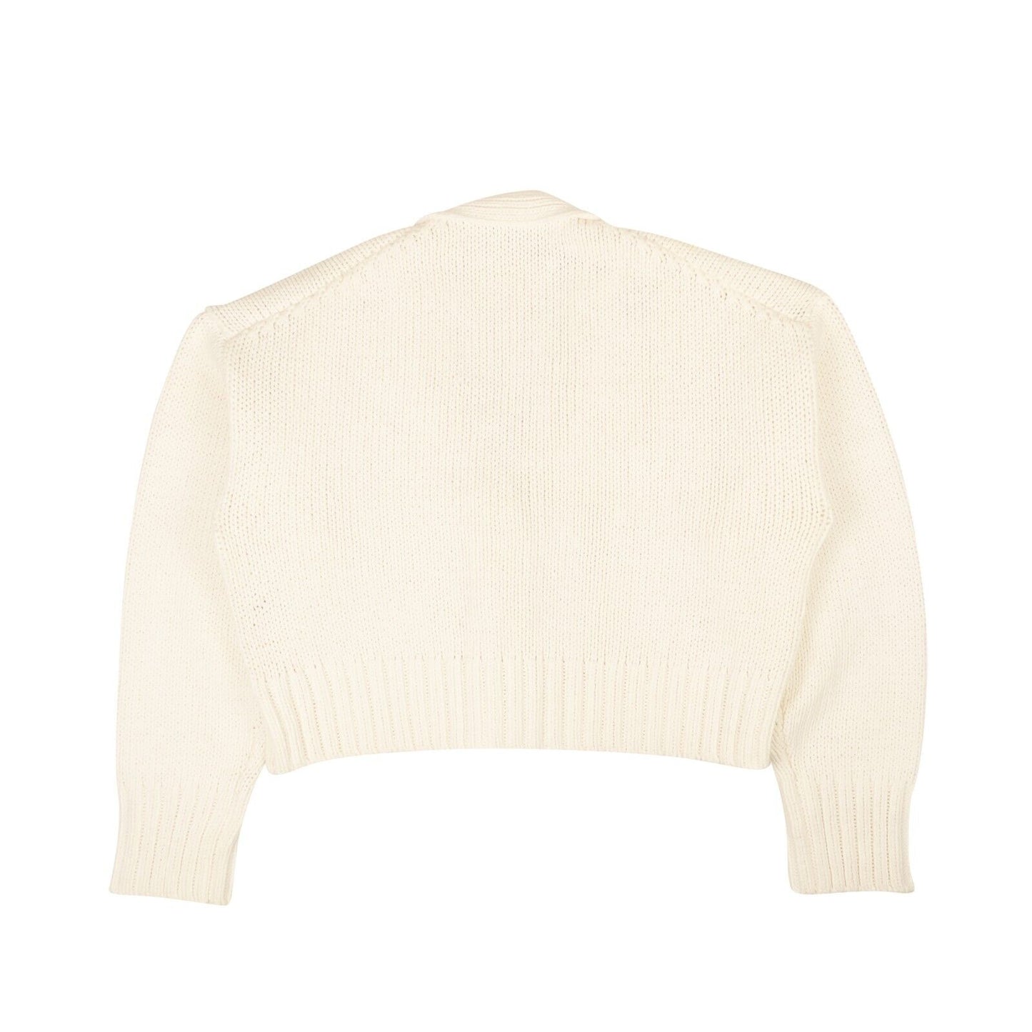 Opening Ceremony Cropped Knit Cardigan - White
