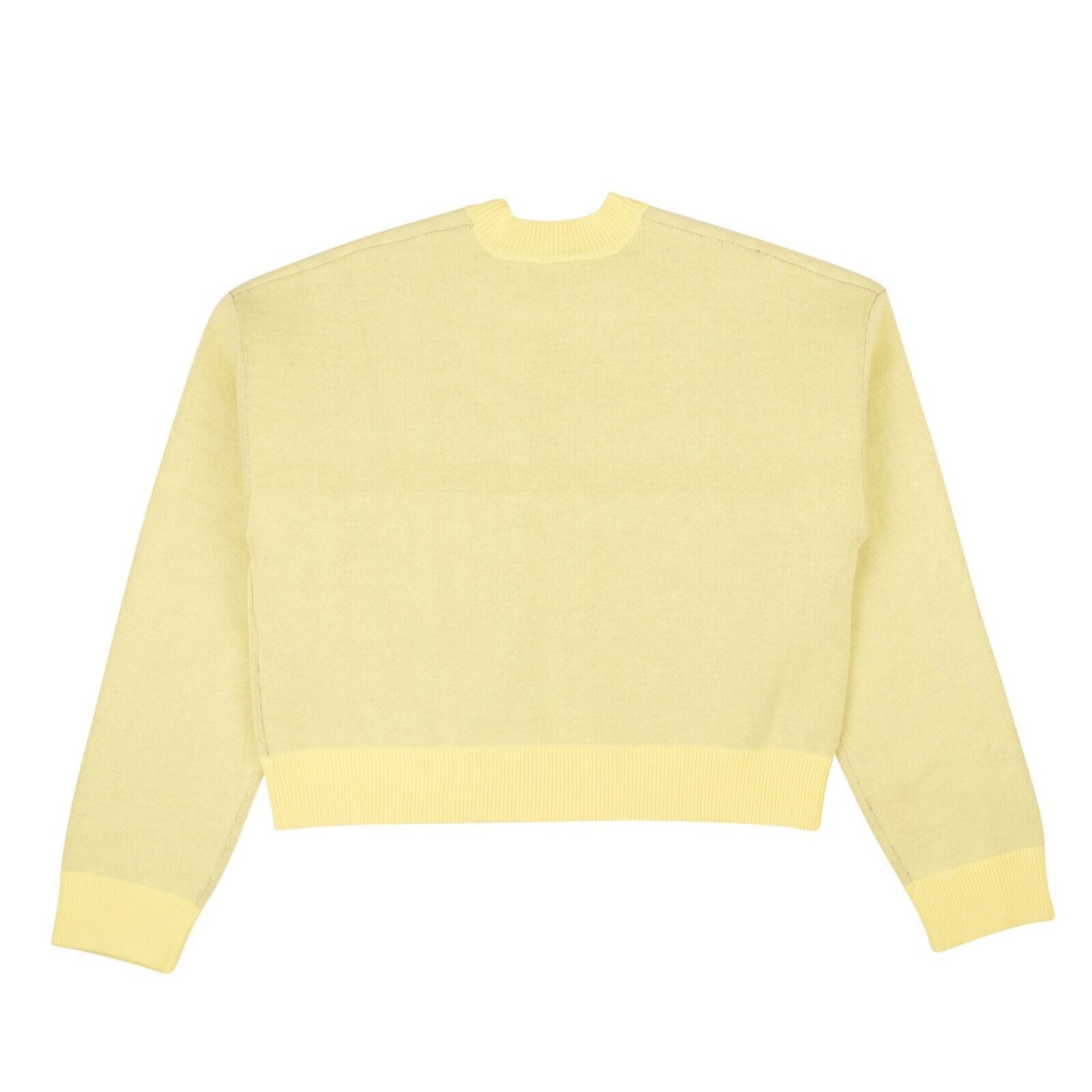 Opening Ceremony Cropped Oc Flower Logo Sweater - Yellow