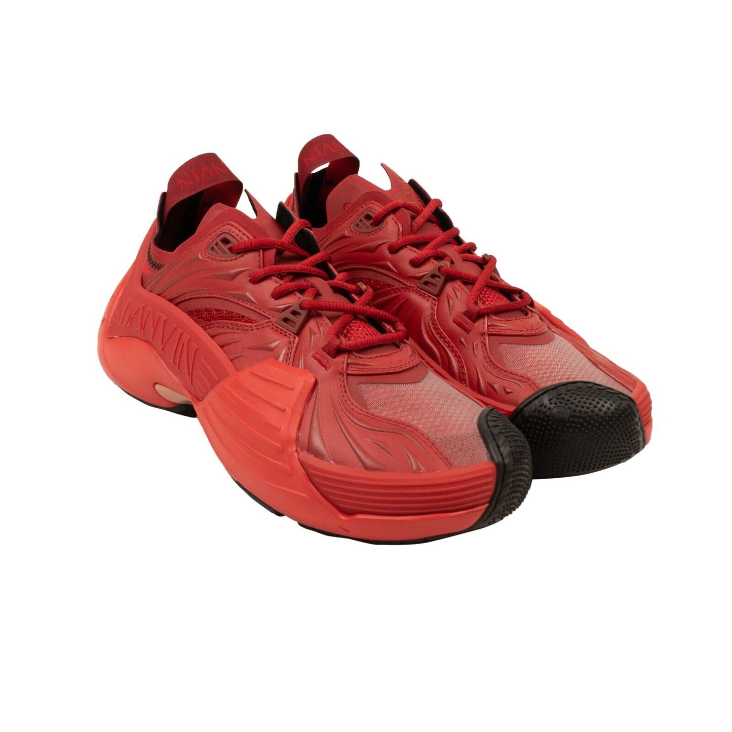 Red Flash X Low Top Athletic Sneakers