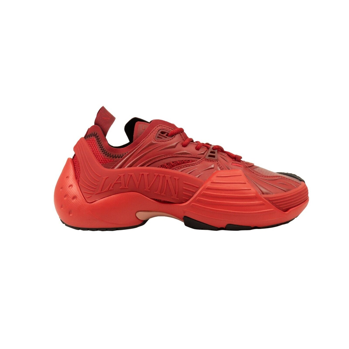 Red Flash X Low Top Athletic Sneakers