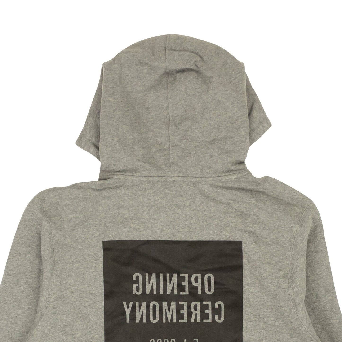 Opening Ceremony Torch Unisex Box Logo Hoodie - Gray