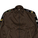Brown SKA Line Jam Zip-Up Track Jacket