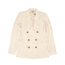 Opening Ceremony Double Breasted Blazer - Eggshell