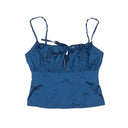 Opening Ceremony Stretchy Baby Ruched Top - Navy