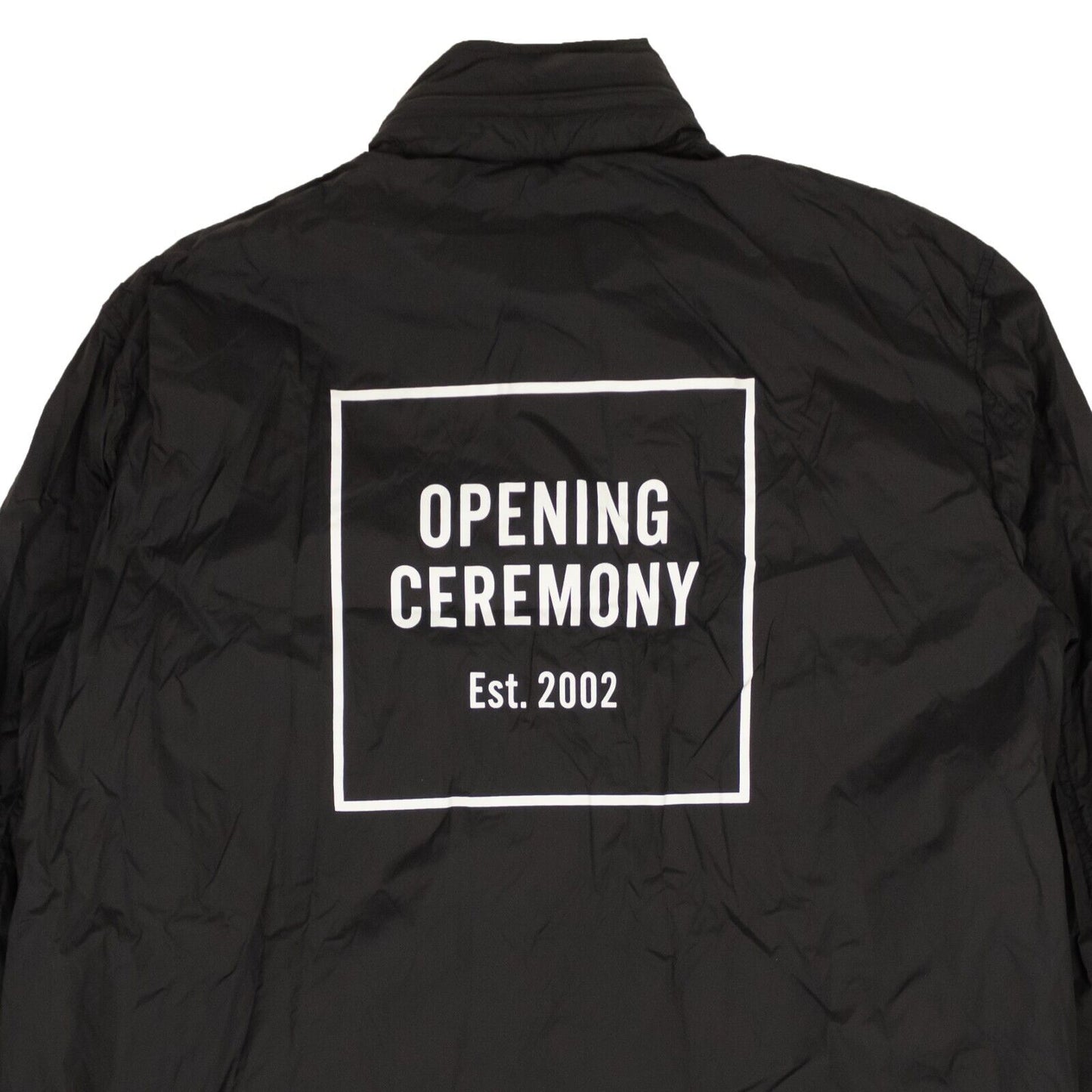 Opening Ceremony Nylon Logo Trench Coat - Black