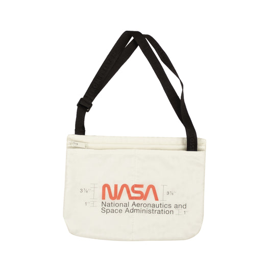 Heron Preston White Nylon Nasa Crossbody Bag