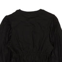 Opening Ceremony Silk Long Sleeve Blouse Top - Black