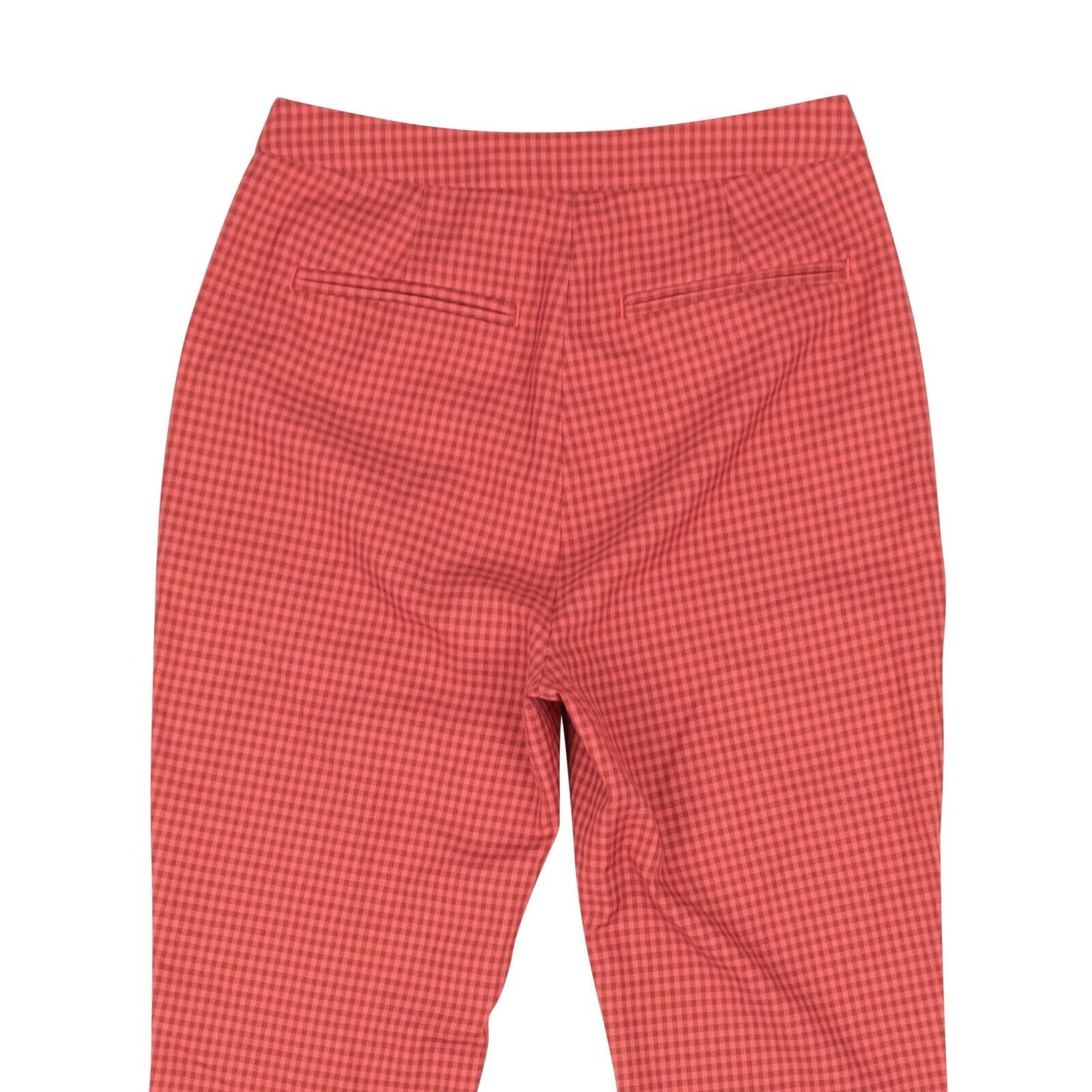 Opening Ceremony Snap Front Gingham Pant - Rust