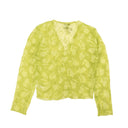 Opening Ceremony Ls Crinkle Top - Yellow